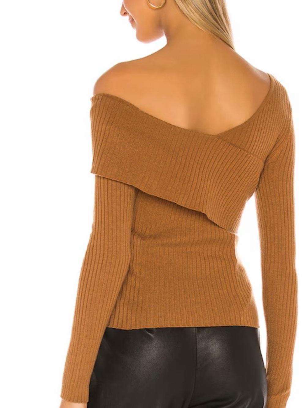 NWT Lovers and Friends Booker Sweater in Camel - Picture 3 of 9